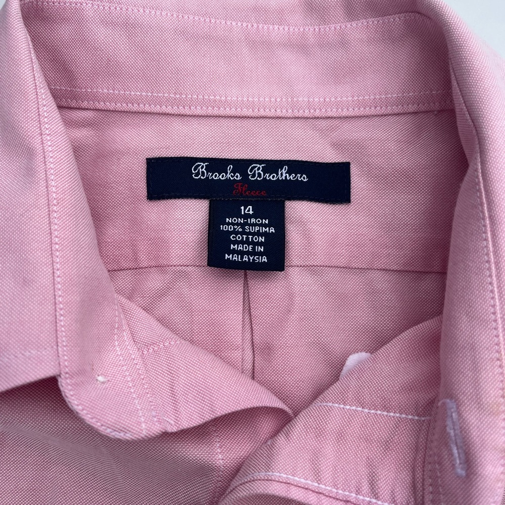 Brooks Brothers Pink Boy Shirt
